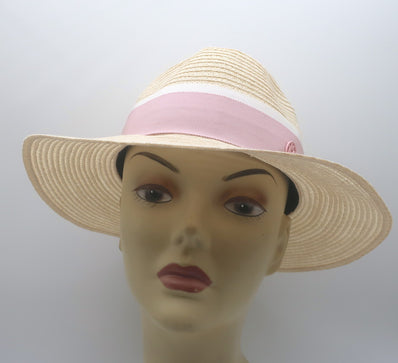 Maison Michel Henrietta Straw Fedora Hat 
