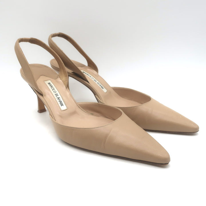 Manolo Blahnik Carolyne 70 Slingback Pumps