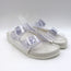Manolo Blahnik x Birkenstock Arizona PVC Slide Sandals Clear/White Size 41