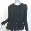 Marni Winter Edition 2010 Peplum Cardigan Black Virgin Wool Size 38