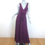 Matthew Williamson One of a Kind Belted Gown Plum Size 4 Sleeveless Maxi Dress