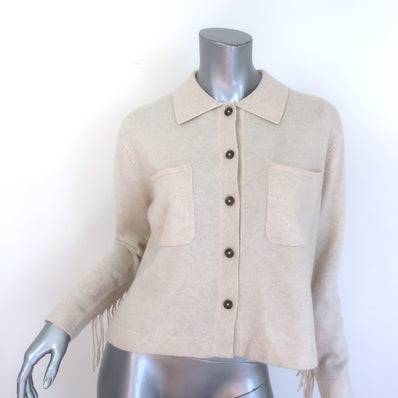 McCulley's Cashmere Fringe Cardigan