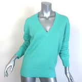 Michael Kors Collection Cashmere Ruched Sleeve V-Neck Sweater 