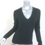Michael Kors Collection Cashmere V-Neck Sweater Black Size Medium