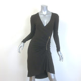 Michael Kors Zipped Wrap-Effect Dress 