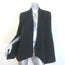 Michelle Mason Cape Blazer Black Stretch Suiting Size 2