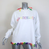 Mira Mikati Wanderlust Embroidered Fleece Sweatshirt 