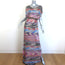 Missoni Mare Belted Open-Side Metallic Knit Maxi Dress Multicolor Size Medium
