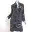 Missoni Space Dye Brushed Mohair Double Breasted Coat Black/Brown Size 38