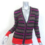 Missoni Striped V-Neck Cardigan Brown/Purple Cashmere-Silk Size 44