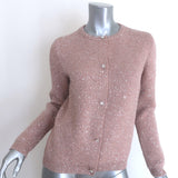 Miu Miu Crystal-Button Sequined Cardigan 