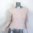 Miu Miu Crystal & Faux Pearl-Embellished Cashmere Sweater Light Pink Size 40