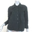 Miu Miu Jacquard Pleated Shirt Jacket Black Size 38