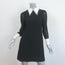 Miu Miu Sequin-Embellished Mini Dress Black Crepe & Chiffon Size 38 Long Sleeve