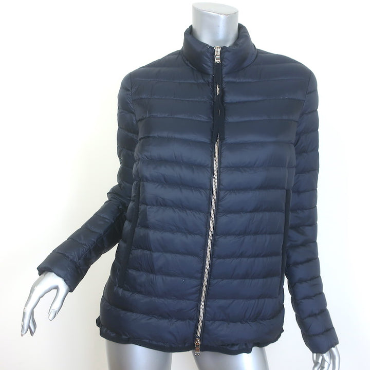 Moncler Blein Ruffled-Hem Down Puffer Jacket