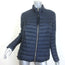 Moncler Blein Ruffled-Hem Down Puffer Jacket Dark Navy Size 3