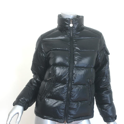 Moncler Enfant Maya Down Puffer Jacket Black Size 12Y Womens 0