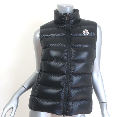 Moncler Ghany Down Puffer Vest Black Size 1