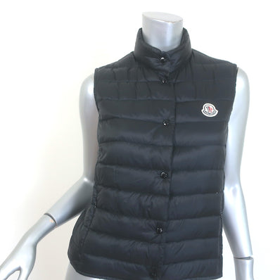 Moncler Liane Down Puffer Vest Black Size 1