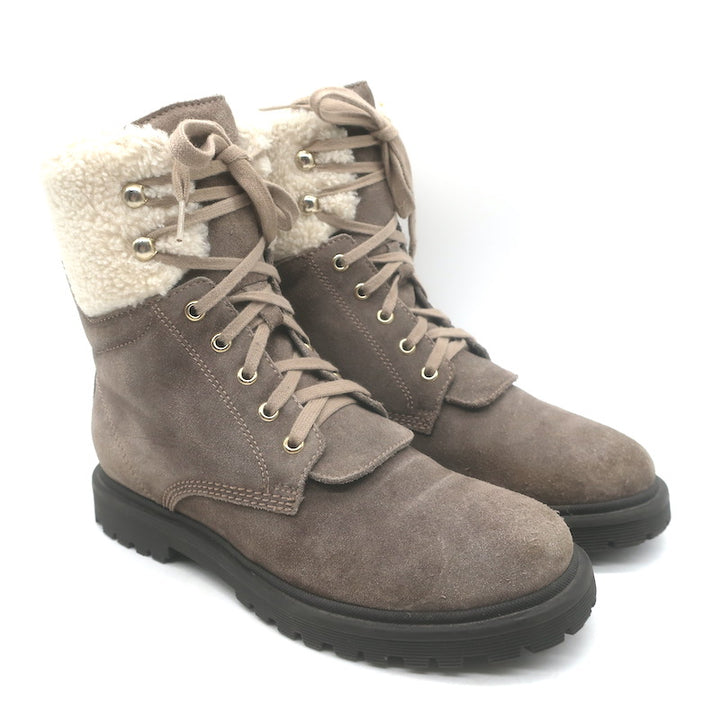 Moncler Patty Shearling Hiking Boots 