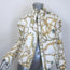 Moose Knuckles x Jennifer Meyer Edith Chain Print Puffer Jacket White Size Small