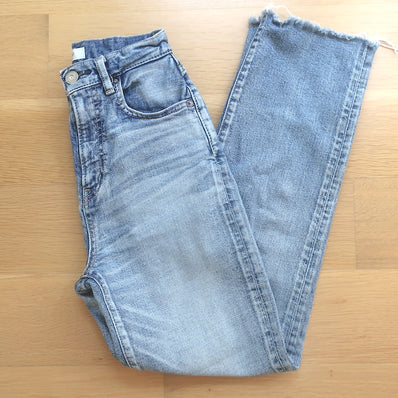 Moussy Evelyn Cropped Straight High Rise Jeans