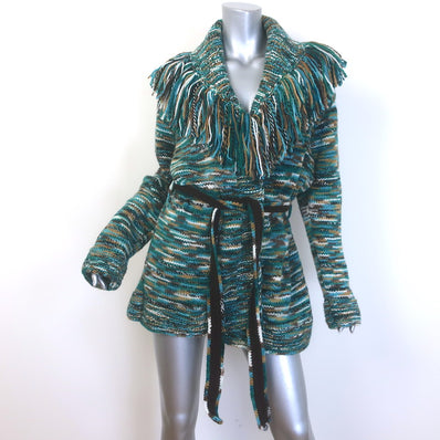 My Beachy Side Margaux Hand Knit Fringe Cardigan