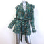 My Beachy Side Margaux Hand Knit Fringe Cardigan Teal/Multi Size Small