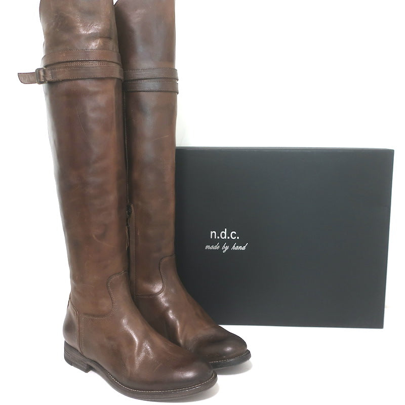 N.D.C. Gerda High Over the Knee Riding Boots Brown
