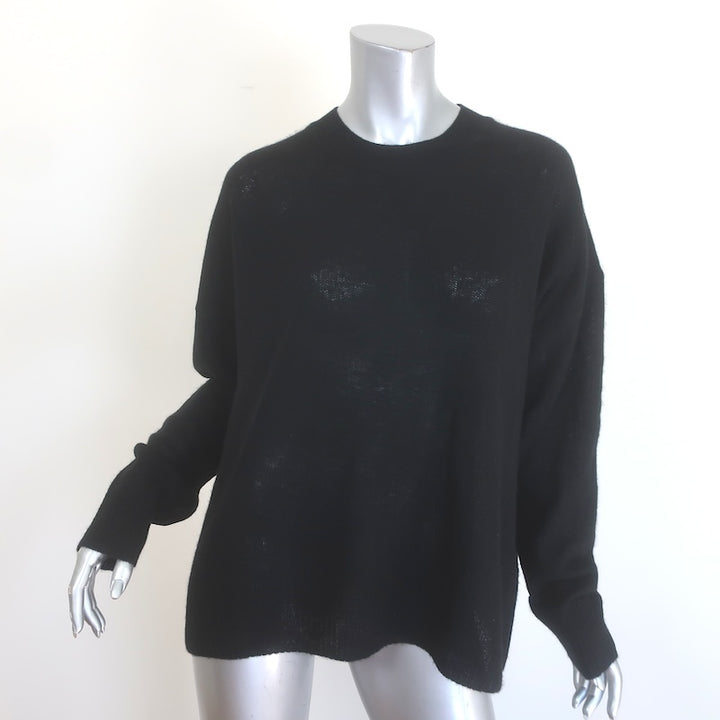 NAADAM Featherweight Cashmere Crewneck Sweater Black Size L