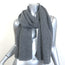 NAKEDCASHMERE Ribbed Cashmere Scarf Gray