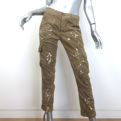 NSF Basquiat Paint-Splattered Cargo Pants 