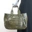 Nancy Gonzalez Crocodile Medium Shoulder Bag Olive Green