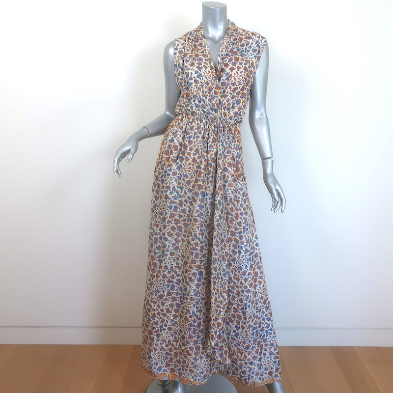 Natalie Martin Nico Sleeveless Maxi Wrap Dress