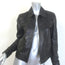 Nili Lotan Freddie Zip-Up Leather Jacket Black Size Small