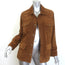 Nili Lotan Justine Suede Western Jacket Terracotta Size Large