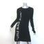 Off-White c/o Virgil Abloh Little Black Dress Black Stretch Knit Size Small
