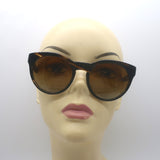 Oliver Peoples Alivia women's sunglasses, dark brown tortoise acetate, pre-owned gently worn authentic designer