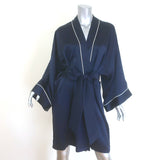 Olivia Von Halle Mimi Robe Navy 