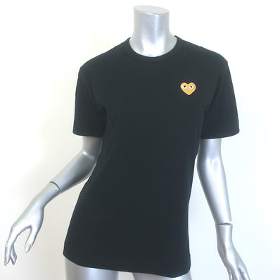PLAY Comme des Garcons Gold Heart T-Shirt