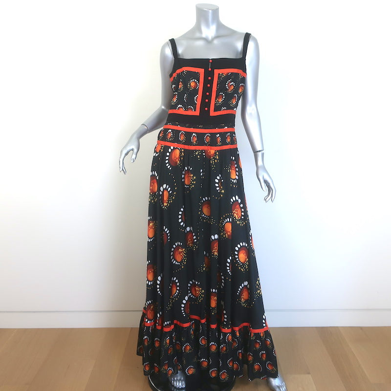 Paco Rabanne Flared Maxi Dress 