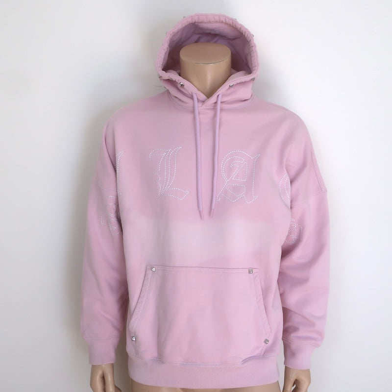 Palace Skateboards Embroidered Stud Hoodie Pink 