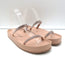 Pedro Garcia Alania Crystal-Embellished Slide Sandals Rose Blush Leather Size 38