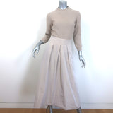 Peserico Monili-Beaded Mixed Media Sweater Dress 