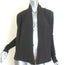 Peter Cohen Mesh-Sleeve Silk Jacket Olive Brown Size Small