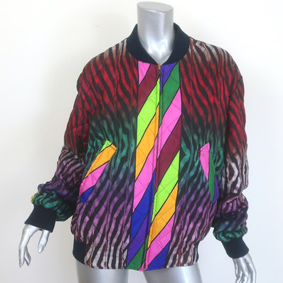 Pierre-Louis Mascia Alo Reversible Satin Bomber Jacket 