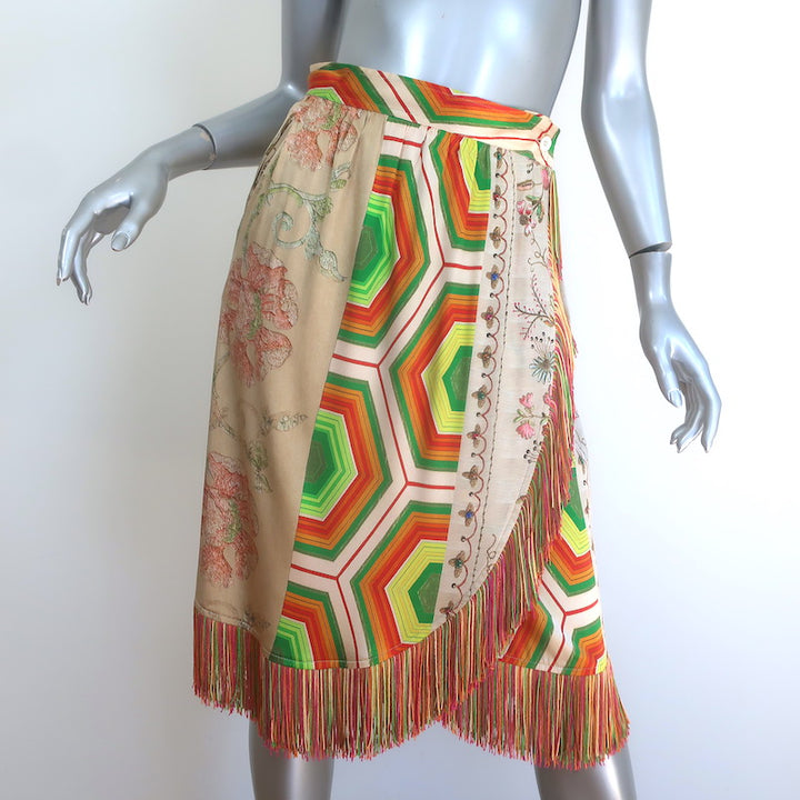 Pierre-Louis Mascia Fringed Wrap Skirt 