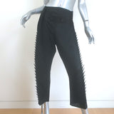 Pleats Please Issey Miyake Frayed Seam Pants Black Size 3