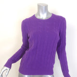 Polo Ralph Lauren Cashmere Cable Knit Crewneck Sweater 