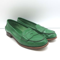 Prada Penny Loafers Green 